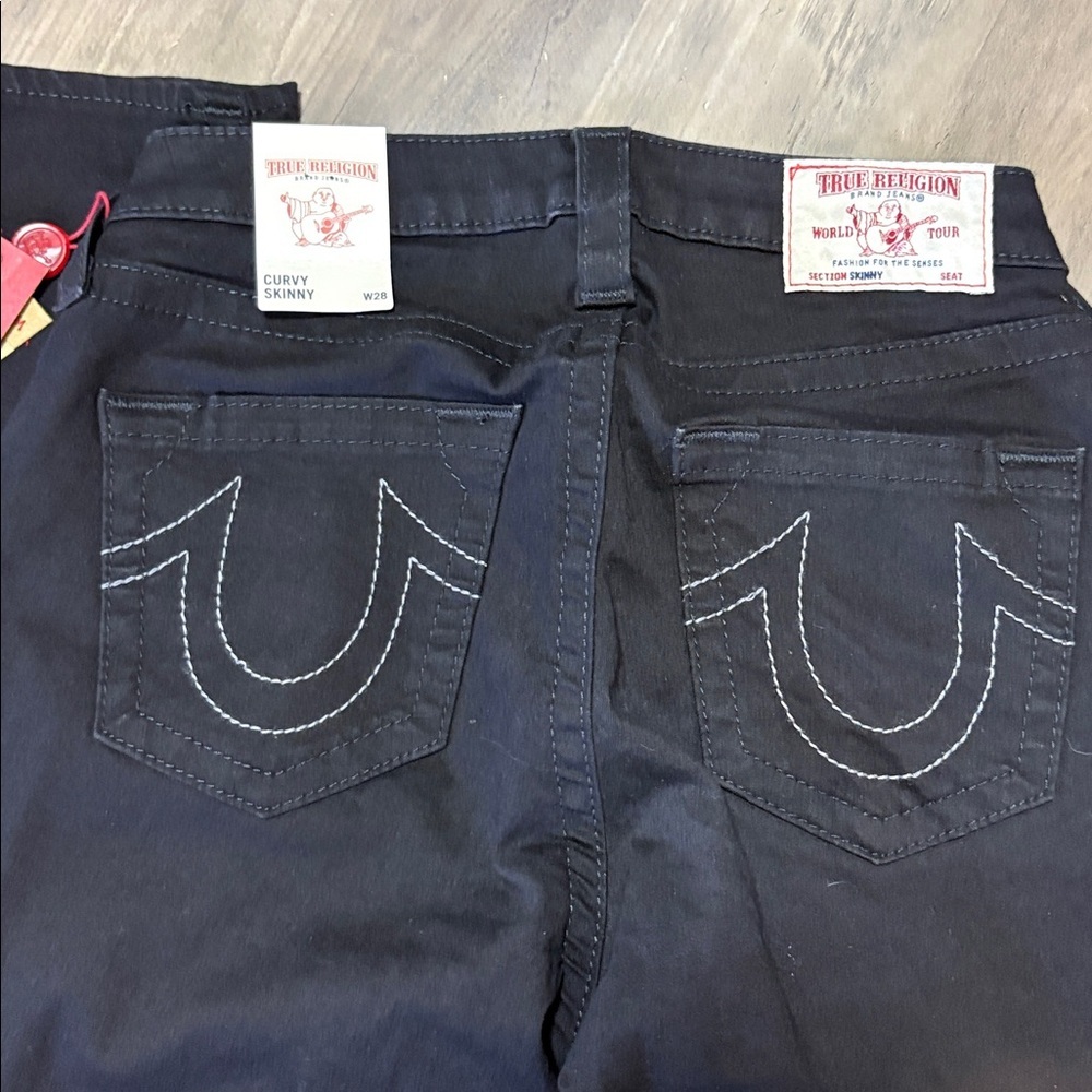 True Religion Womans Dark Jeans - Picture 2 of 4